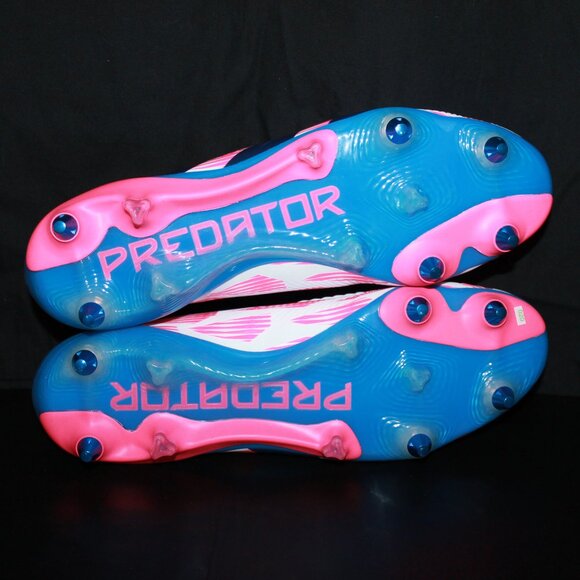 Adidas Predator Elite SG Soccer Cleats Reemergence Pack Men's 10 Pink/Blue - Picture 6 of 7